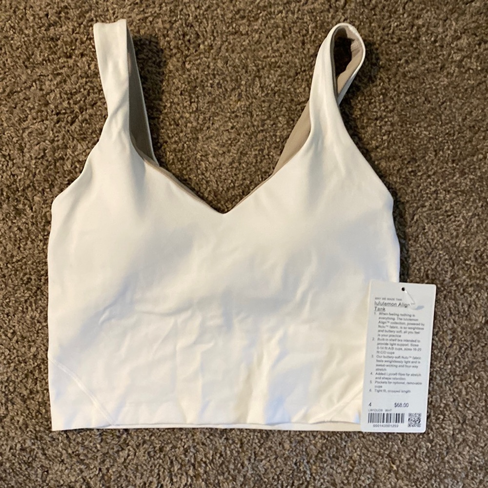 Lululemon align tank NWT size 4